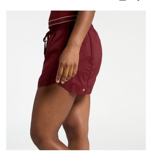 CALIA Womens Step Up Short Red Brown Layered Athletic Running Shorts WAX15219 S - Picture 2 of 12